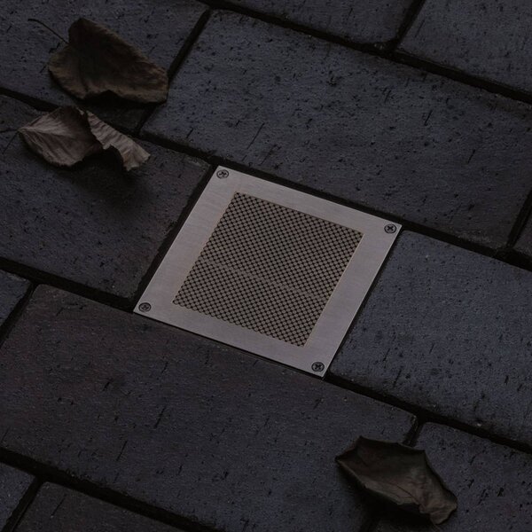 Paulmann Brick oprawa wpuszczana LED, 10x10cm, aluminiowy / szary / cynkowy, stal szlachetna, nowoczesny
