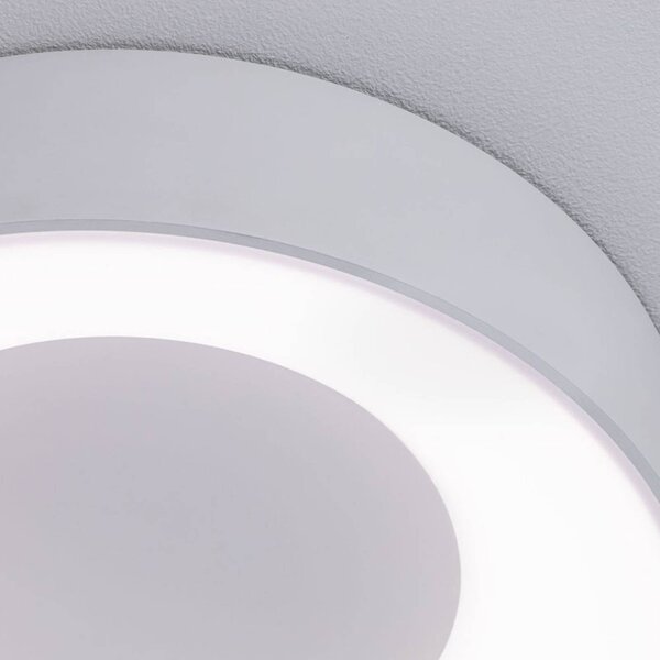 Paulmann Lampa sufitowa Casca, możliwość ściemniania, biały / opal, łazienka, metal, nowoczesny