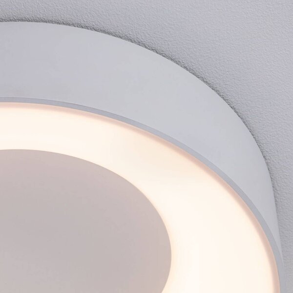 Paulmann Lampa sufitowa Casca, możliwość ściemniania, biały / opal, łazienka, metal, nowoczesny