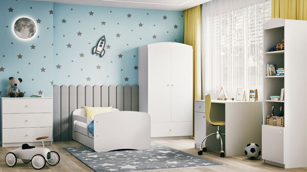 Łóżko dla chłopca z szufladą mix 80x180 E1-B97