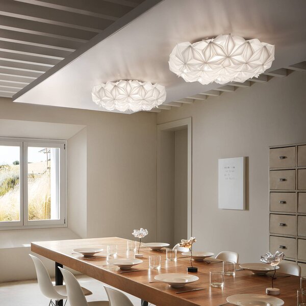 Slamp Lampa sufitowa designerska La Vie, możliwość ściemniania, biały / opal, salon / jadalnia, tworzywo sztuczne, design