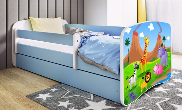 Łóżko dla chłopca z barierką mix 80x180 G1-A19