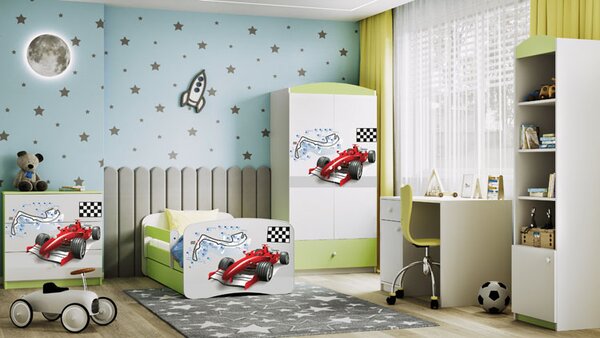 Łóżko dziecięce ze stelażem mix 80x180 C9-Z36