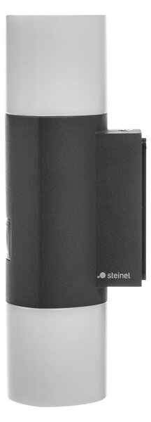 STEINEL Lampa zewnętrzna z czujnikiem ruchu L 910 S, czarny, aluminium, nowoczesny
