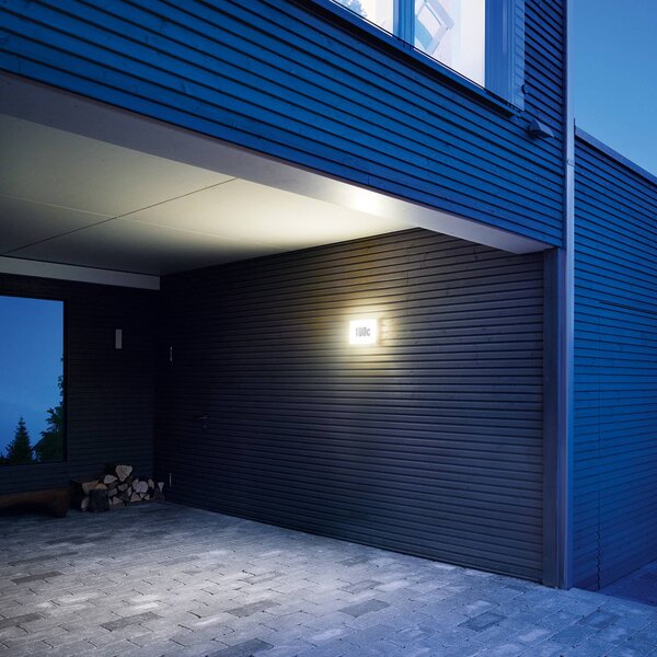STEINEL L 1 N LED kinkiet z numerem domu IP54, biały / opal, tworzywo sztuczne, nowoczesny