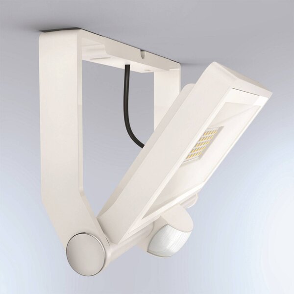 STEINEL Reflektor ogrodowy LED XLED One S, biały / opal, aluminium, nowoczesny
