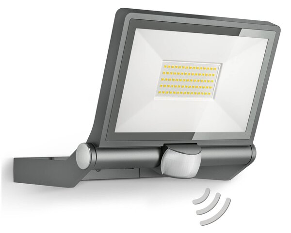 STEINEL Reflektor ogrodowy LED XLED One XL S, czarny, aluminium, nowoczesny