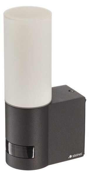 STEINEL Lampa zewnętrzna z czujnikiem ruchu L 605 S, czarny, aluminium, nowoczesny