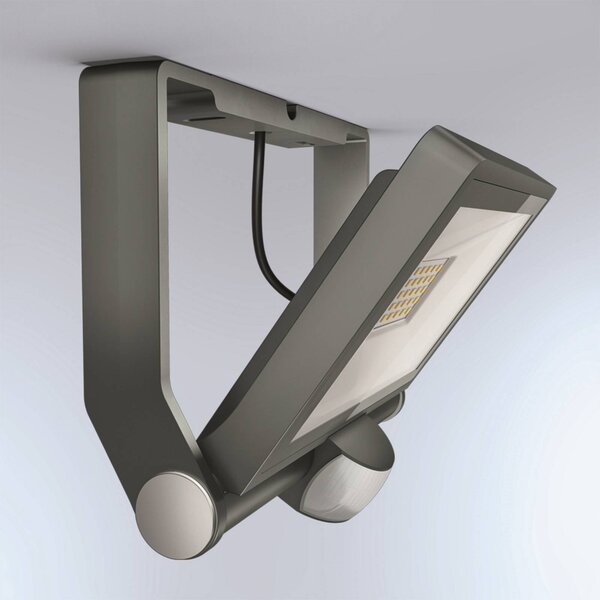 STEINEL Reflektor ogrodowy LED XLED One XL S, czarny, aluminium, nowoczesny