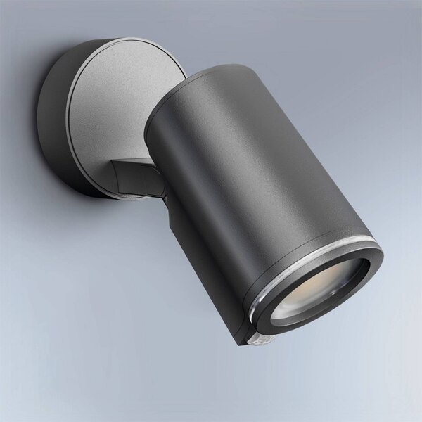 STEINEL Reflektor zewnętrzny Smart Sensor One SC, antracytowy, IP44 Spot SC, czarny, aluminium, nowoczesny