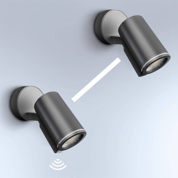 STEINEL Reflektor ogrodowy LED Spot One S, czarny, aluminium, nowoczesny