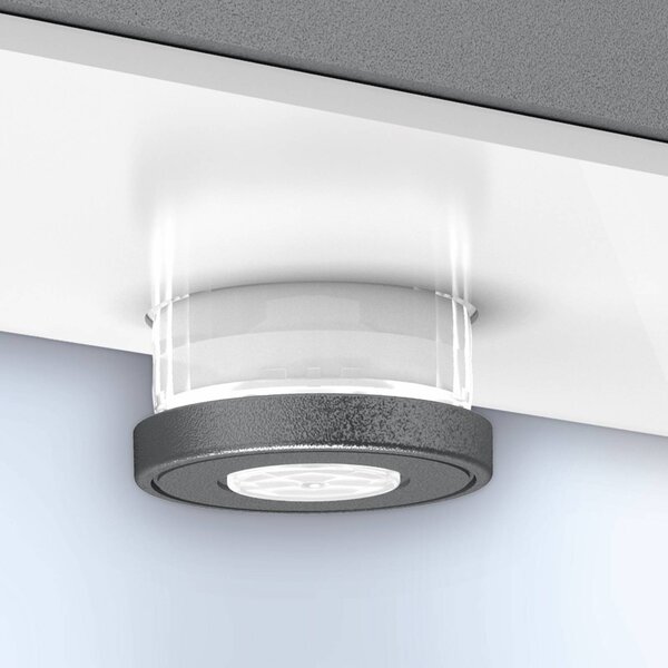 STEINEL Kinkiet zewnętrzny LED XSolar SOL-O S z czujnikiem, kolor antracytowy, aluminiowy / szary / cynkowy, tworzywo sztuczne, nowoczesny