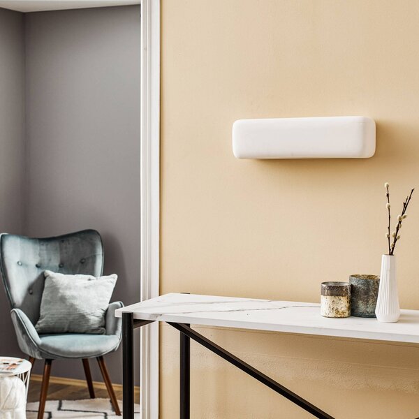 Kinkiet Noris SOLLUX LIGHTING, możliwość ściemniania, biały / opal, salon / jadalnia, ceramika, nowoczesny
