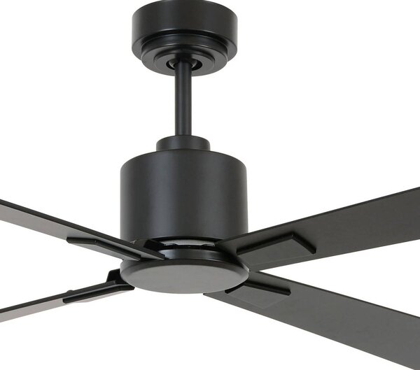 Beacon Lighting Wentylator sufitowy Airfusion Climate DC, czarny, cichy, czarny, salon / jadalnia, drewno, nowoczesny