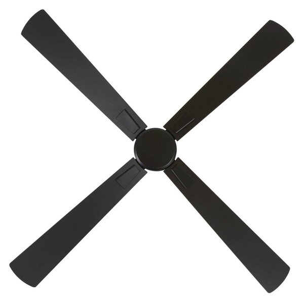Beacon Lighting Wentylator sufitowy Airfusion Climate DC, czarny, cichy, czarny, salon / jadalnia, drewno, nowoczesny