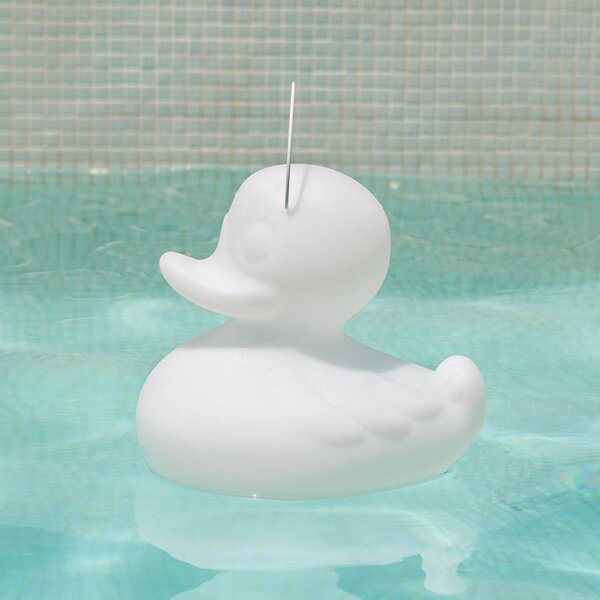 Goodnight Light Designerska lampa LED DUCK-DUCK S do użytku na zewnątrz, w kolorze białym DUCK-DUCK, możliwość ściemniania, biały / opal, tworzywo sztuczne, design