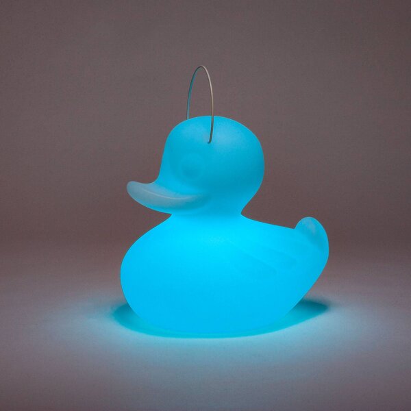 Goodnight Light Designerska lampa LED DUCK-DUCK S do użytku na zewnątrz, w kolorze białym DUCK-DUCK, możliwość ściemniania, biały / opal, tworzywo sztuczne, design