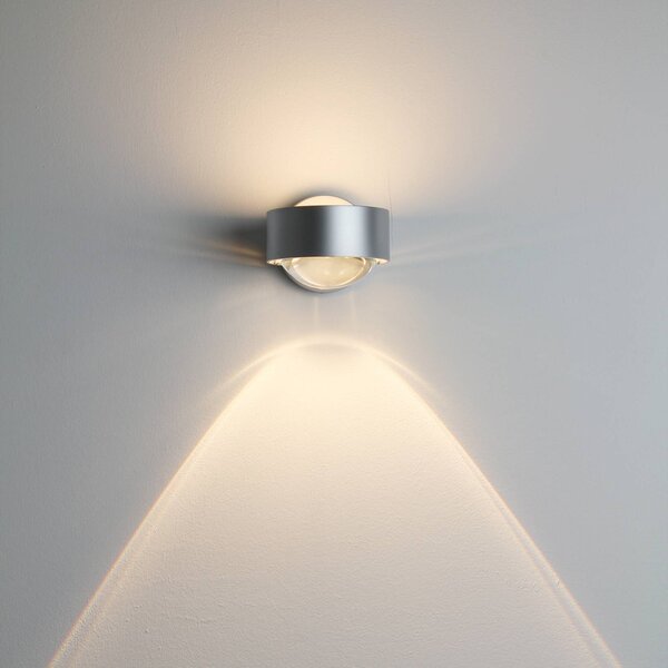 Top Light Kinkiet PUK, możliwość ściemniania, chromowy / srebrny, salon / jadalnia, metal, nowoczesny