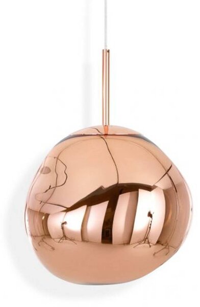 Tom Dixon Lampa wisząca designerska Melt Mini, możliwość ściemniania, miedziany, salon / jadalnia, tworzywo sztuczne, design