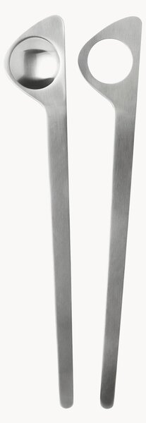 Komplet sztućców do sałatek ze stali szlachetnej Arne Jacobsen, 2 elem