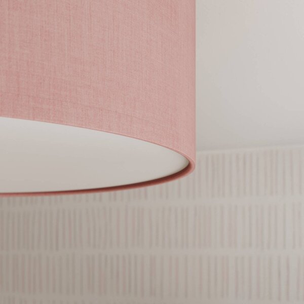 Lampa sufitowa Rondo Kids TK Lighting, możliwość ściemniania, fioletowy / różowy / bladoróżowy, pokój dziecięcy, tkanina / materiał / jedwab, nowoczesny
