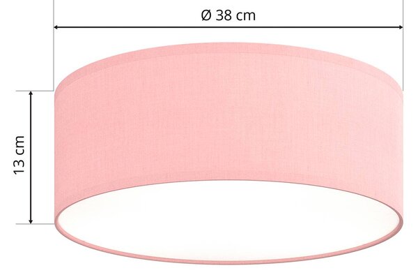 Lampa sufitowa Rondo Kids TK Lighting, możliwość ściemniania, fioletowy / różowy / bladoróżowy, pokój dziecięcy, tkanina / materiał / jedwab, nowoczesny