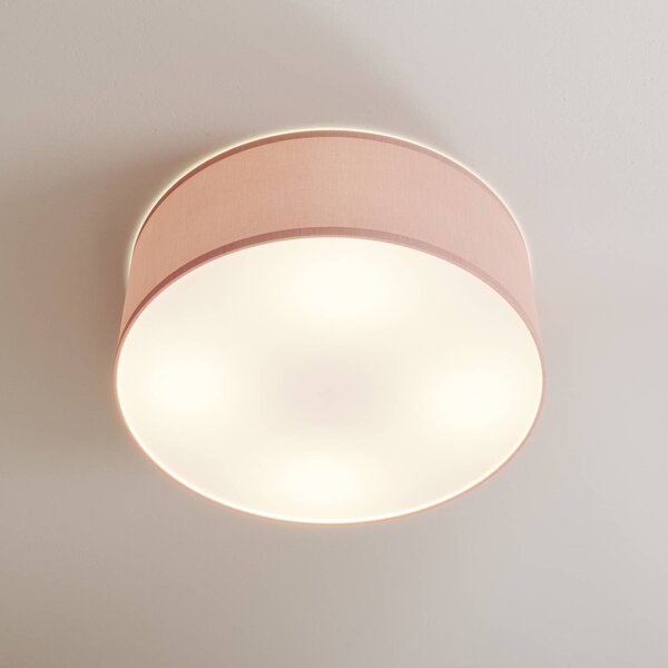 Lampa sufitowa Rondo Kids TK Lighting, możliwość ściemniania, fioletowy / różowy / bladoróżowy, pokój dziecięcy, tkanina / materiał / jedwab, nowoczesny