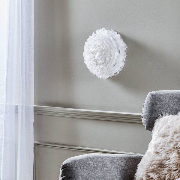 UMAGE Kinkiet designerski Eos Up mini, możliwość ściemniania, biały / opal, salon / jadalnia, design