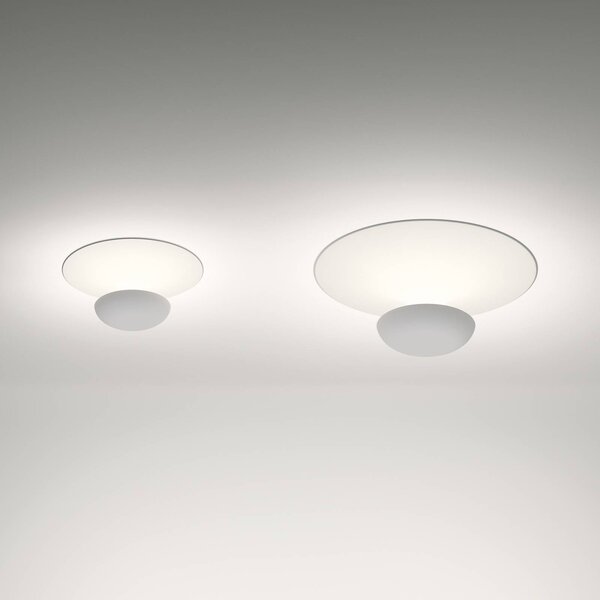 Vibia Lampa sufitowa designerska Funnel, możliwość ściemniania, salon / jadalnia, aluminium, design