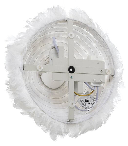 UMAGE Kinkiet designerski Eos Up mini, możliwość ściemniania, biały / opal, salon / jadalnia, design
