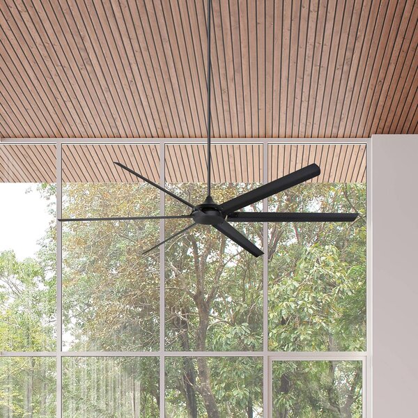 Westinghouse Wentylator sufitowy Widespan, czarny Widespan, czarny, salon / jadalnia, aluminium, nowoczesny