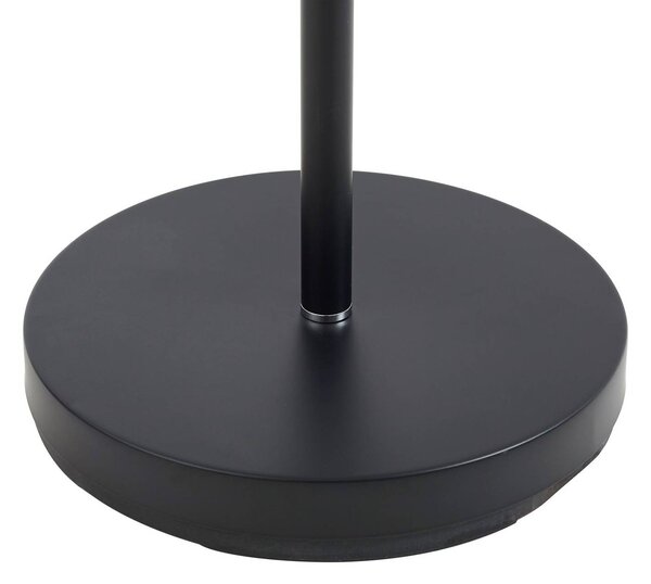 Lampa stojąca LED MALEA Lindby, możliwość ściemniania, czarny, salon / jadalnia, metal, nowoczesny