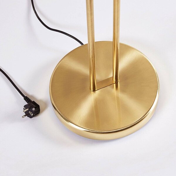 Lampa stojąca Felicia Lindby, mosiężny / złoty, salon / jadalnia, metal, nowoczesny