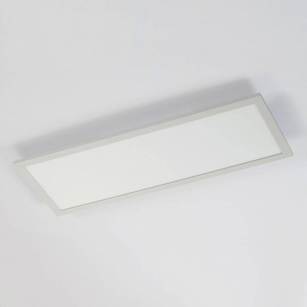 Panel LED Enja Arcchio, możliwość ściemniania, biały / opal, biuro, aluminium