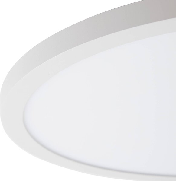 Lampa sufitowa LED Brenda Arcchio, możliwość ściemniania, biały / opal, salon / jadalnia, nowoczesny