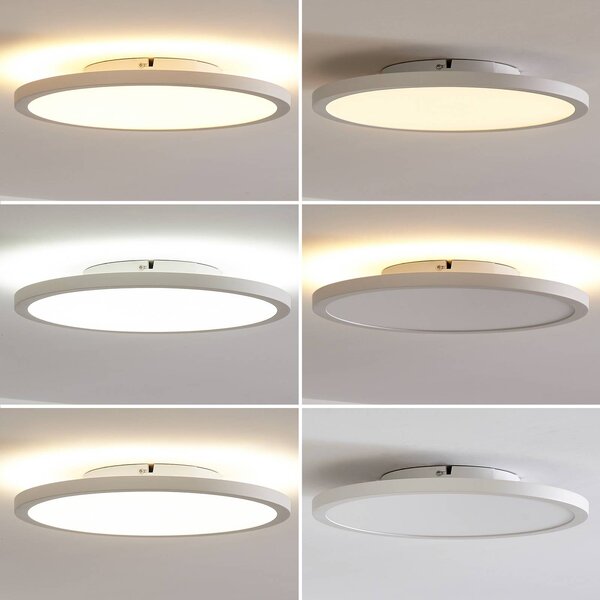Lampa sufitowa LED Brenda Arcchio, możliwość ściemniania, biały / opal, salon / jadalnia, nowoczesny