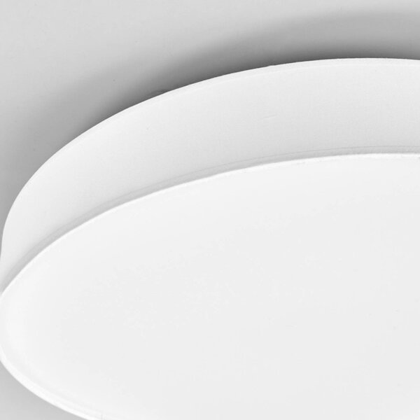 Lampa sufitowa Saira Lindby, biały / opal, salon / jadalnia, tkanina / materiał / jedwab, nowoczesny