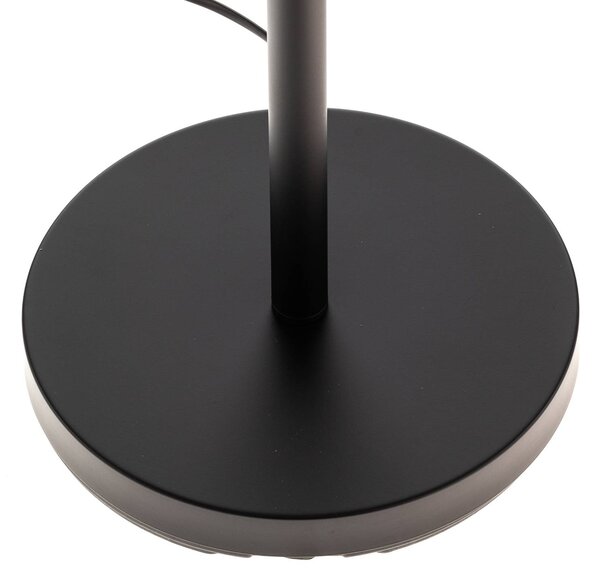 Lampa stojąca Irmino Lindby, czarny, salon / jadalnia, metal, nowoczesny