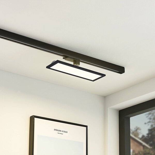Panel LED Arcchio Hairis, 30 cm, czarny, 4000 K Hairis, czarny, biuro, tworzywo sztuczne, nowoczesny
