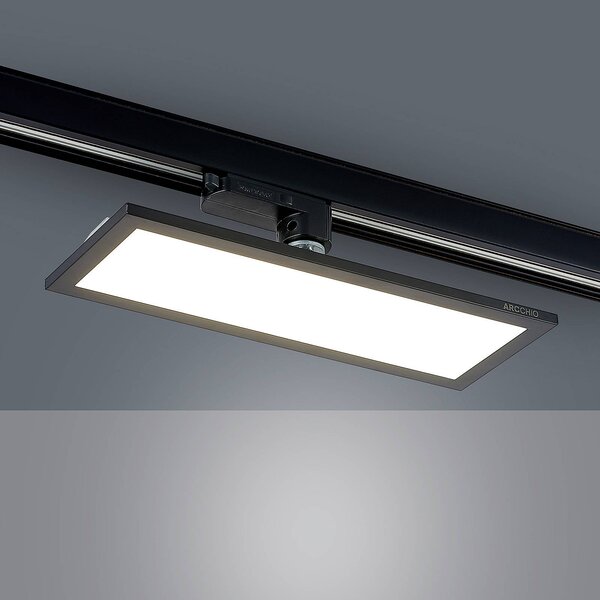 Panel LED Arcchio Hairis, 30 cm, czarny, 4000 K Hairis, czarny, biuro, tworzywo sztuczne, nowoczesny