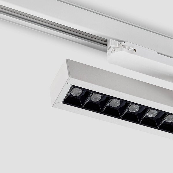 Reflektor szynowy LED Arcchio Millay biały 3000K, biały / opal, biuro, aluminium, nowoczesny