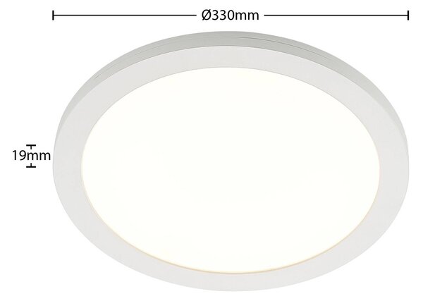 Lampa sufitowa LED z czujnikiem ruchu Aureka PRIOS, biały / opal, salon / jadalnia, aluminium, nowoczesny
