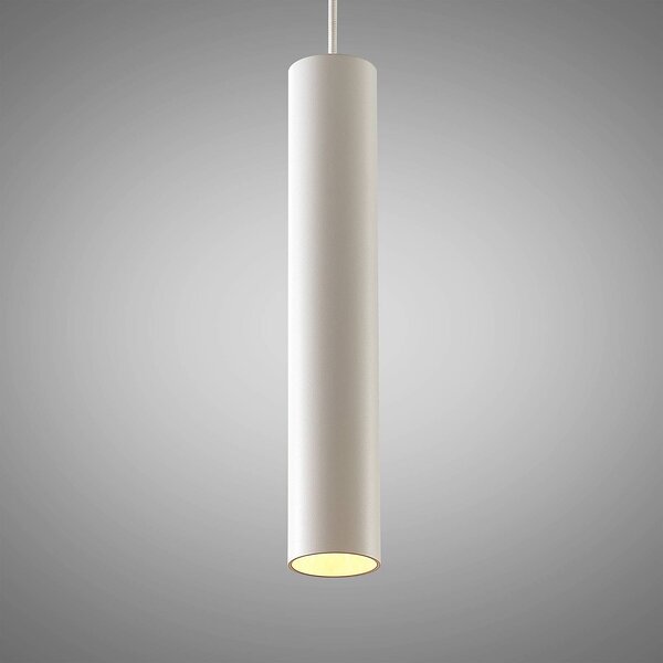 Lampa wisząca Ejona Arcchio, możliwość ściemniania, biały / opal, przedpokój, aluminium, nowoczesny