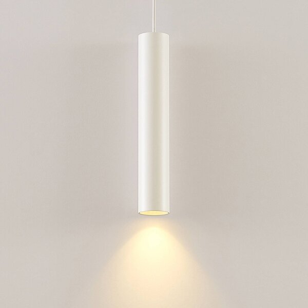 Lampa wisząca Ejona Arcchio, możliwość ściemniania, biały / opal, przedpokój, aluminium, nowoczesny