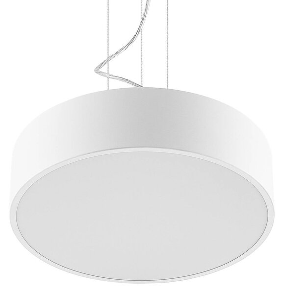 Lampa wisząca Noabelle Arcchio, możliwość ściemniania, biały / opal, kuchnia, metal, nowoczesny