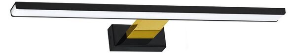 Milagro LED Łazienkowe oświetlenie lustra SHINE LED/13,8W/230V IP44 czarny/gold MI1820