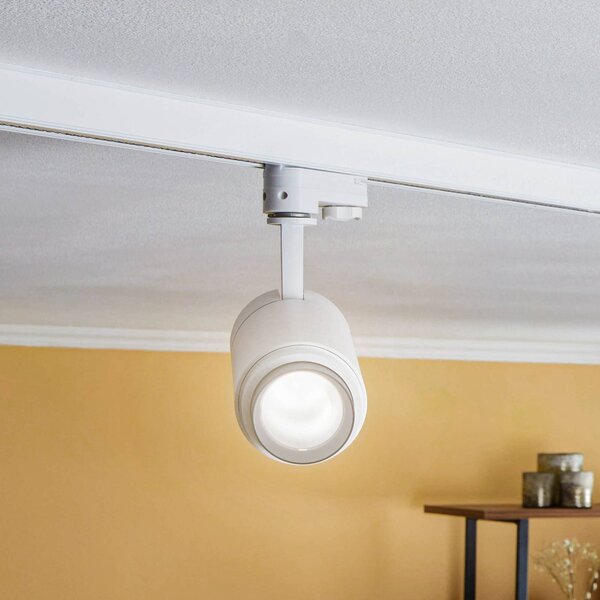 Reflektor szynowy LED Arcchio Nanna biały 4000K 21W, biały / opal, biuro, aluminium