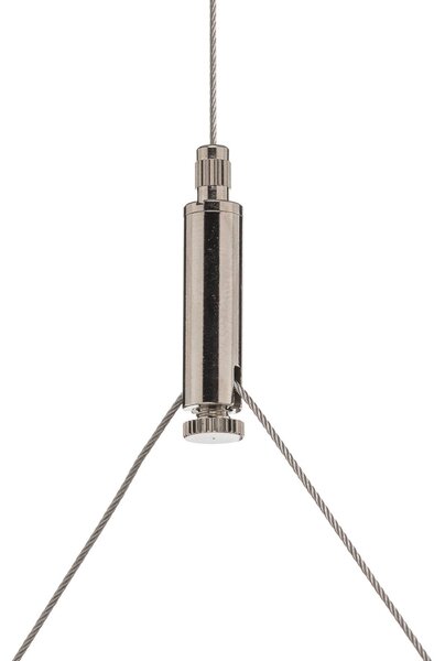 Arcchio lampa wisząca LED Dorean, srebrny, metal, 120cm Dorean Arcchio, możliwość ściemniania, aluminiowy / szary / cynkowy, biuro, metal, nowoczesny