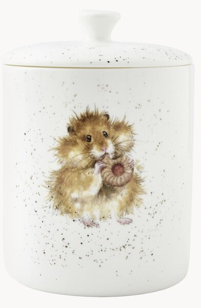 Pojemnik do przechowywania z porcelany kostnej Hamster