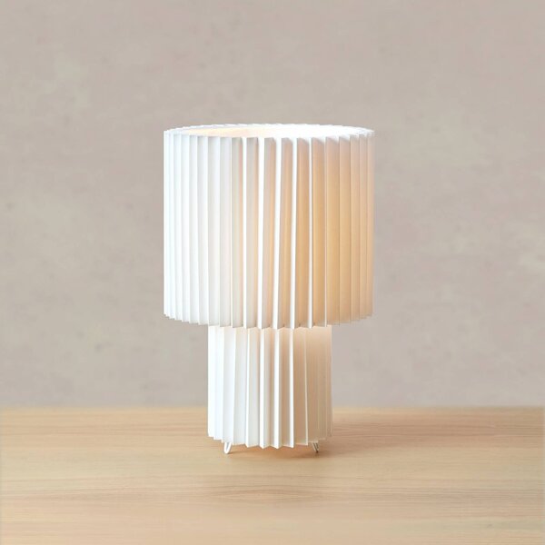 Markslöjd Lampa stołowa Catis, biały / opal, salon / jadalnia, tworzywo sztuczne, nowoczesny